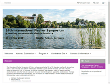 Tablet Screenshot of fischer-symposium.org